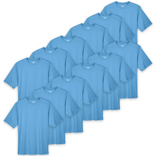 Team®365™ Men's SS Wholesale - Light Blue