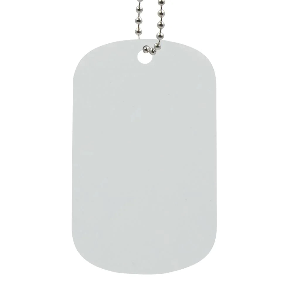 Sublimation Dog Tag Chain